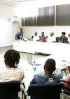 Photo showing patient engagement session facilitated by Malawian social scientists.