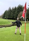 Photo of Peter Cackett on the golf course.