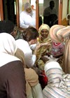 Photo showing orthoptic training in Sudan in 2009.