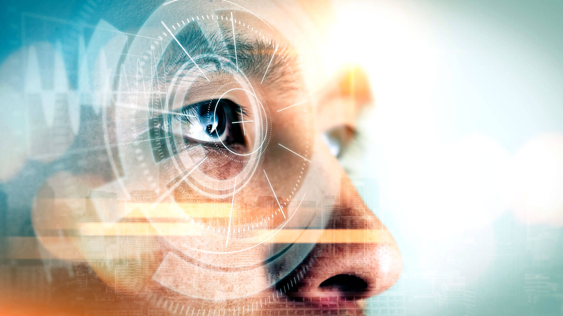 Image of eye examination.