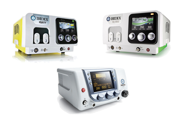 Iridex family of ophthalmic lasers