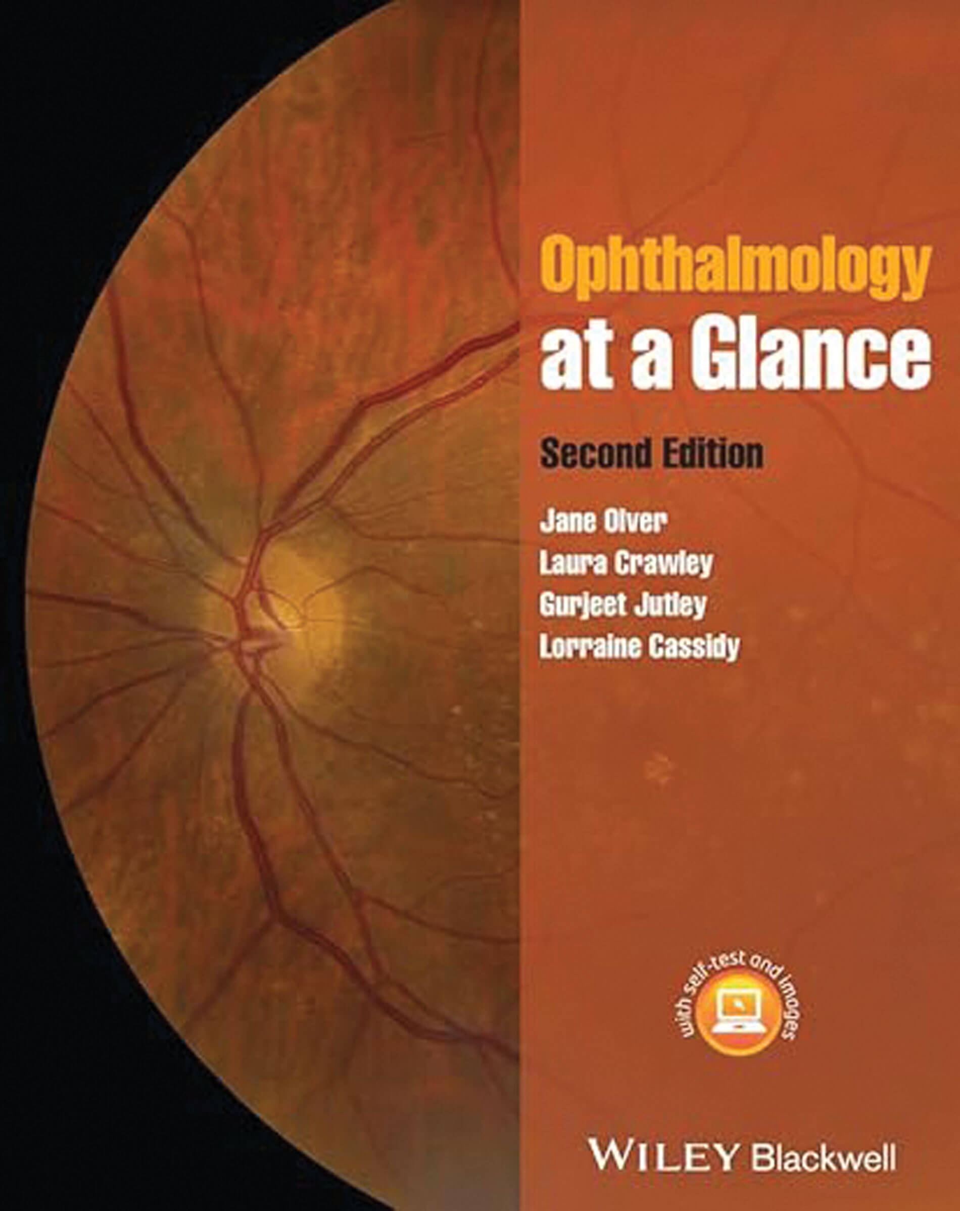 Ophthalmology at a glance book cover image.